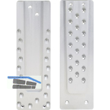 PITZL Schwerlast HVP 140x450x20 mm Aluminium eloxiert