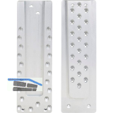 PITZL Schwerlast HVP 140x500x20 mm Aluminium eloxiert