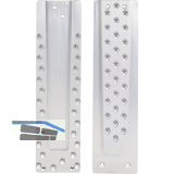 PITZL Schwerlast HVP 140x600x20 mm Aluminium eloxiert