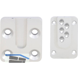 PITZL HVP Betonanschluss 90x100x18 Aluminium eloxiert