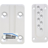 PITZL HVP Betonanschluss 90x140x18 Aluminium eloxiert