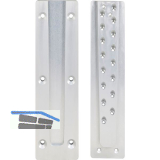 PITZL HVP Betonanschluss 150x500x25 Aluminium eloxiert