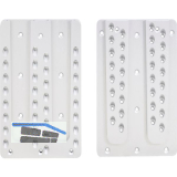 PITZL Doppel HVP 160x220x12 mm Aluminium eloxiert