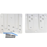 PITZL Doppel HVP 240x200x20 mm Aluminium eloxiert