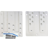 PITZL Doppel HVP 240x250x20 mm Aluminium eloxiert