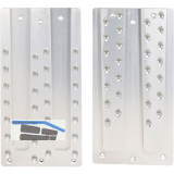 PITZL Doppel HVP 240x450x20 mm Aluminium eloxiert