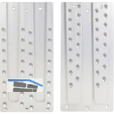 PITZL Doppel HVP 240x500x20 mm Aluminium eloxiert