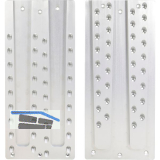 PITZL Doppel HVP 240x550x20 mm Aluminium eloxiert