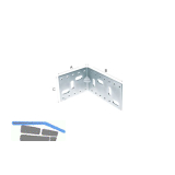 Positionswinkel easy-fix 150 mm verzinkt-blau