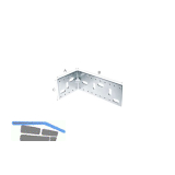 Positionswinkel easy-fix 200 mm verzinkt-blau