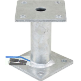 PITZL Pfostentr�ger Typ 11001.0001 feuerverzinkt