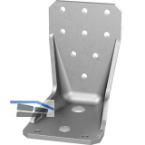 GH Winkelverbinder KR / 95x88x65x4 - Stahl feuerverzinkt