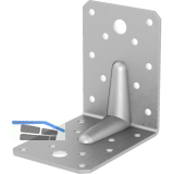 GH Winkelverbinder 65/ 90S mit Steg / 90x65x90x2,5 - Stahl feuerverzinkt