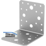 GH Winkelverbinder 90/100S ohne Steg / 100x90x100x3 - Stahl feuerverzinkt