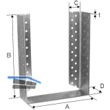 SIMPSON Balkenschuh BSDI 160x200 feuerverzinkt innenliegend mit Bewertung