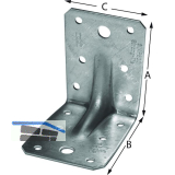 SIMPSON Winkelverbinder ABR 90x90x65mm mit Rippe feuerverzinkt