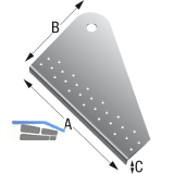 SIMPSON Windverbandanschluss BNF40-B zu Windaussteifungssystem 40/60