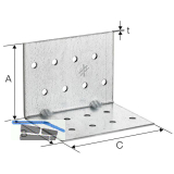SIMPSON Winkelverbinder AF 90265 / 67x67x90mm feuerverzinkt