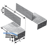 SIMPSON Sparrenfussverbinder SFM-B feuerverzinkt mit Bewertung