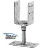 SIMPSON St�tzenfuss PVDB 120G-B h�henverstellbar feuerverzinkt mit Bewertung