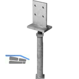 SIMPSON St�tzenfuss PVIG-B h�henverstellbar feuerverzinkt mit Bewertung