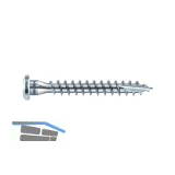 EUROTEC Winkelbeschlagsschraube / CSA Schraube 5.0 x40 TX20 - Stahl verzinkt