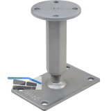 PITZL Pfostentr�ger Typ 10920.1290 ZiNiP beschichtet rechts/links