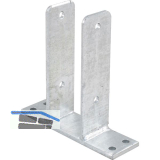 PITZL Pfostenanker f�r Zaunpfosten LW: 71 / Typ 11044.0071 feuerverzinkt