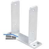 PITZL Pfostenanker f�r Zaunpfosten LW: 121 / Typ 11044.0121 feuerverzinkt