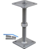 PITZL Pfostentr�ger Typ 11013.0200 ZiNiP beschichtet mit Gewindestange