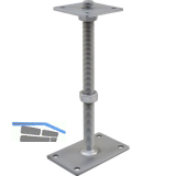 PITZL Pfostentr�ger Typ 11013.1300 ZiNiP beschichtet mit Gewindestange