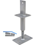 PITZL Pfostentr�ger Typ 10922.1200 ZiNiP beschichtet rechts/links