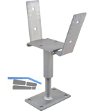 PITZL Pfostentr�ger Typ 10924.1230 ZiNiP beschichtet rechts/links