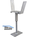 PITZL Pfostentr�ger Typ 10924.1430 ZiNiP beschichtet rechts/links