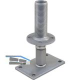 PITZL Pfostentr�ger Typ 10931.1600 ZiNiP beschichtet rechts/links