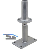 PITZL Pfostentr�ger Typ 10931.1003 ZiNiP beschichtet rechts/links