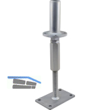 PITZL Pfostentr�ger Typ 10930.1300ZiNiP beschichtet rechts/links