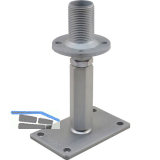 PITZL Pfostentr�ger Typ 10931.1005 ZiNiP beschichtet rechts/links