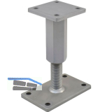 PITZL Pfostentr�ger Typ 10920.1203 ZiNiP beschichtet rechts/links