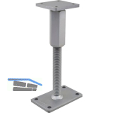 PITZL Pfostentr�ger Typ 10920.1403 ZiNiP beschichtet rechts/links