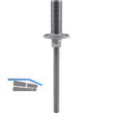 PITZL Pfostentr�ger Typ 10934.3403 ZiNiP beschichtet zum einbetonieren