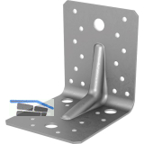 GH Winkelverbinder 90/100 mit Steg / 105x105x90x2 - Stahl fvz Greenline