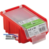 SECOTEC Spanplattenschraube Senkkopf Torx 4.0x 30 in Stapelbox SB-500