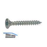 SECOTEC Spanplattenschraube Torx Senkkopf 3,0X20 verzinkt-blau VG, KP-200