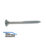 SECOTEC Spanplattenschraube Torx Senkkopf 6.0x 160 verzinkt-blau TG, KP-50