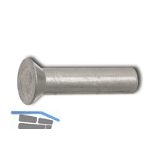 DIN661 6x 35 Aluminium blank Senkniete