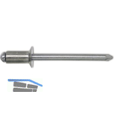 ISO15978 Blindniete Senkkopf 5.0x12 Aluminium mit Stahldorn