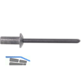 ISO15973 Dichtniete Flachrundkopf 4.0x 8 Aluminium mit Stahldorn