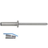 Spreizniete Flachrundkopf 4.0x18 Aluminium mit Stahldorn
