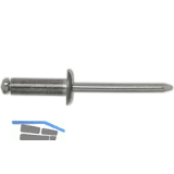 GESIPA Blindniete Gro�flachkopf 5.0x20/11mm Aluminium mit Stahldorn